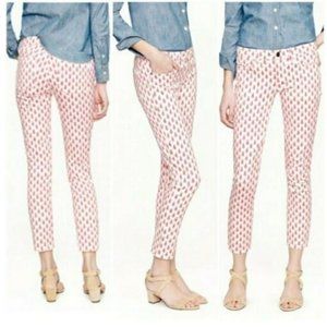 J.Crew Cropped Matchstick Jean in Thistle Print, sz 32